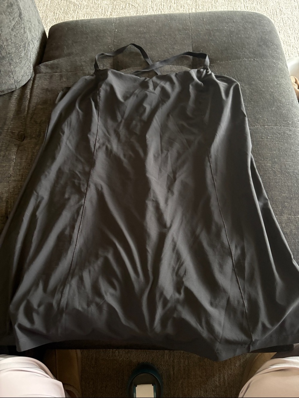 aerie Black Mini Dress with Straps